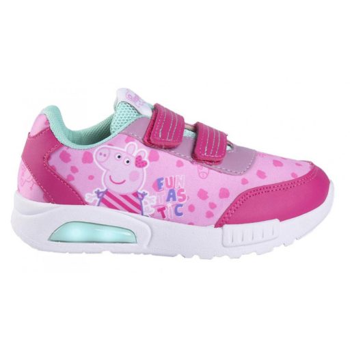 Peppa malac LED villogó, világító utcai cipő 26