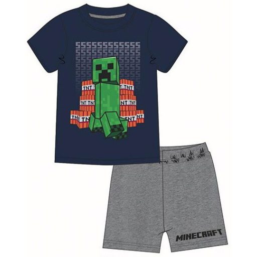 Minecraft gyerek rövid pizsama 9 év