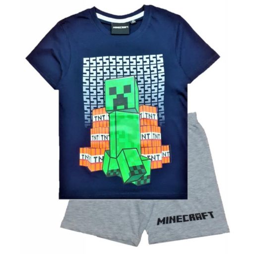 Minecraft gyerek rövid pizsama 9 év