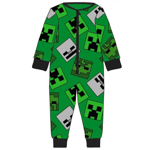 Minecraft gyerek hosszú pizsama, overál 5/6 év