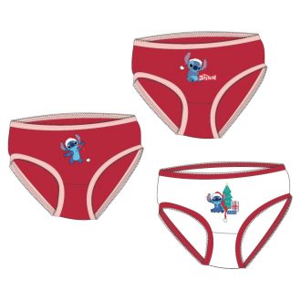   Disney Lilo és Stitch, A csillagkutya karácsonyi gyerek fehérnemű, bugyi 3 darab/csomag 6/8 év
