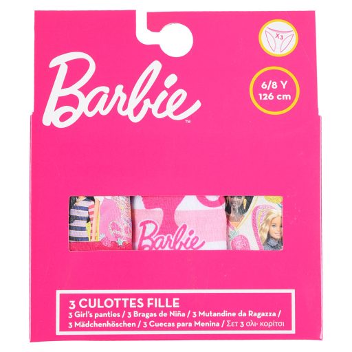 Barbie gyerek fehérnemű, bugyi 3 darab/csomag 4/5 év