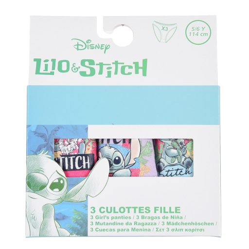 Disney Lilo és Stitch, A csillagkutya gyerek fehérnemű, bugyi 3 darab/csomag 3/4 év