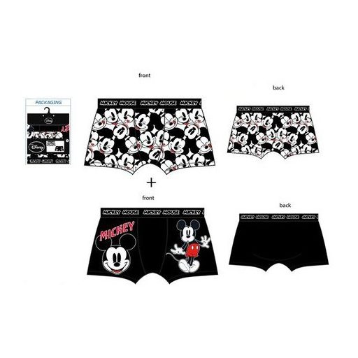 Disney Mickey férfi boxeralsó 2 darab/csomag S