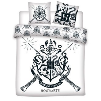   Harry Potter White dupla, kétszemélyes ágyneműhuzat 240×220cm, 65x65 cm