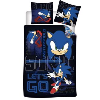 Sonic a sündisznó ágyneműhuzat 140×200cm, 65×65 cm