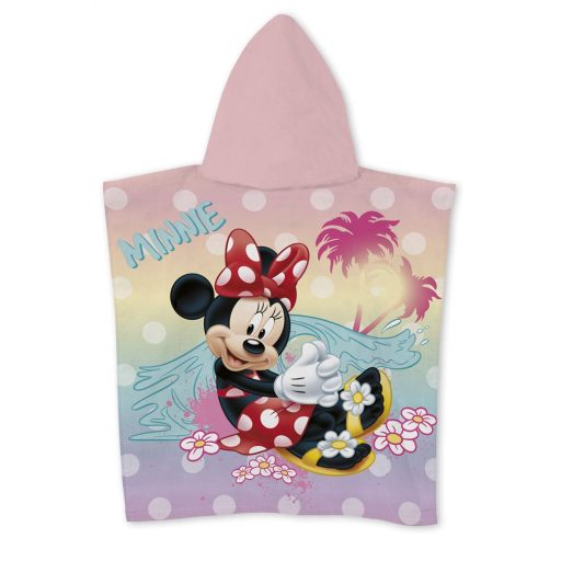 Disney Minnie Happy Days strand törölköző poncsó 55x110 cm (Fast Dry)