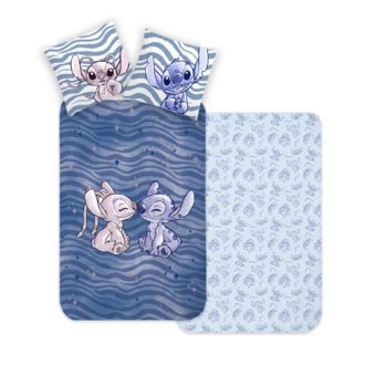   Disney Lilo és Stitch, A csillagkutya gyerek, ovis ágyneműhuzat 100×135 cm, 40×60 cm