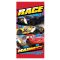 Disney Verdák Race fürdőlepedő, strand törölköző 70x137 cm (Fast Dry)