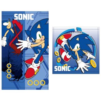   Sonic a sündisznó Dynamic kéztörlő, arctörlő, törölköző szett