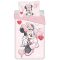 Disney Minnie Heart Balloons ágyneműhuzat 140×200cm, 70×90 cm