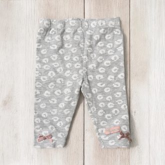 Szürke, mintás legging 