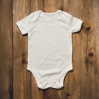 Fehér rövid ujjú body