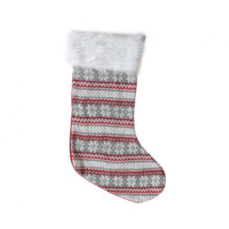   Hópehely Snow Flakes karácsonyi kandalló zokni, csizma 55,5 cm