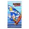 Sonic a sündisznó Surf fürdőlepedő, strand törölköző 70x140cm