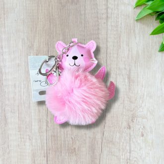 Pom Pom cicás kulcstartó-Új
