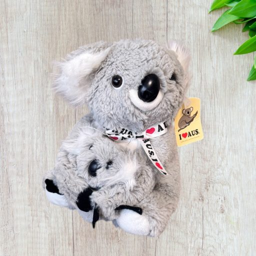 Koala mama kicsinyével