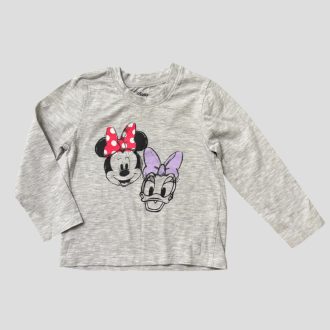 Szürke Minnie egeres felső 