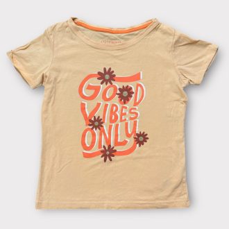 Good Vibes barack színű felső 